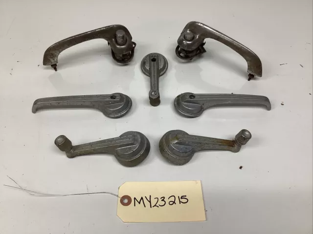 1964-1966 Ford Mustang Oem Interior & Exterior Door Handle & Window Crank Lot