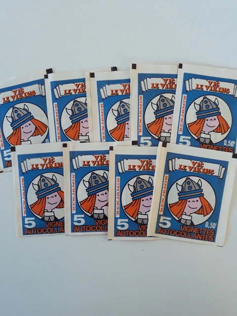 9 pochettes vic le viking