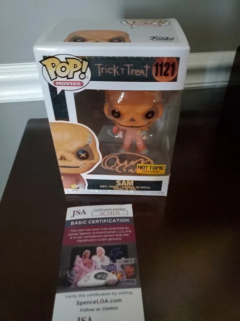 Funko Pop Movies: Trick 'r Treat  Sam #1121 Hot Topic Exclusive signed by Quinn