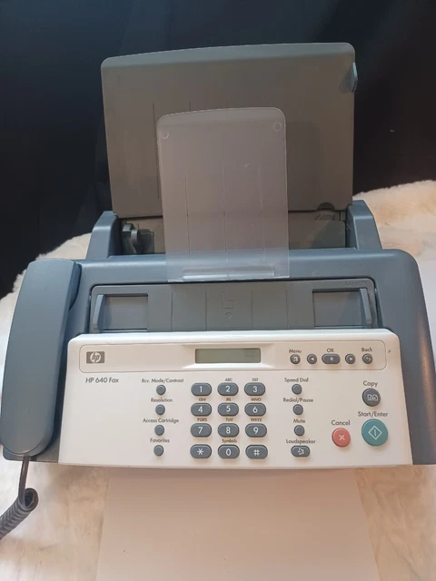 HP 640 Series Fax Phone Inkjet Copy Machine - Not Tested Parts **NO Cord Or Ink*