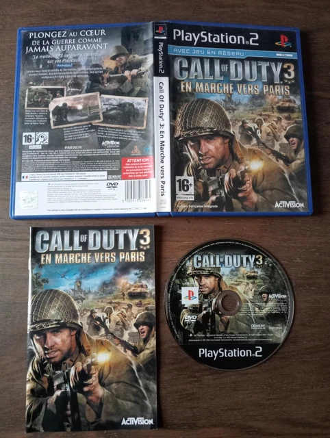 Call Of Duty 3 'En Marche Vers Paris' - Jeu PS2 Complet Et Testé