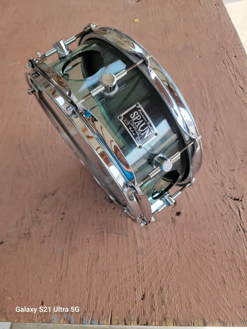 Spaun Acrylic Clear Snare Drum 14" x 8"