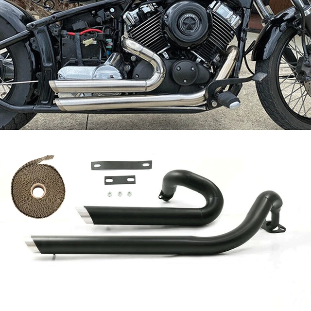 V star 1100 straight pipes deals