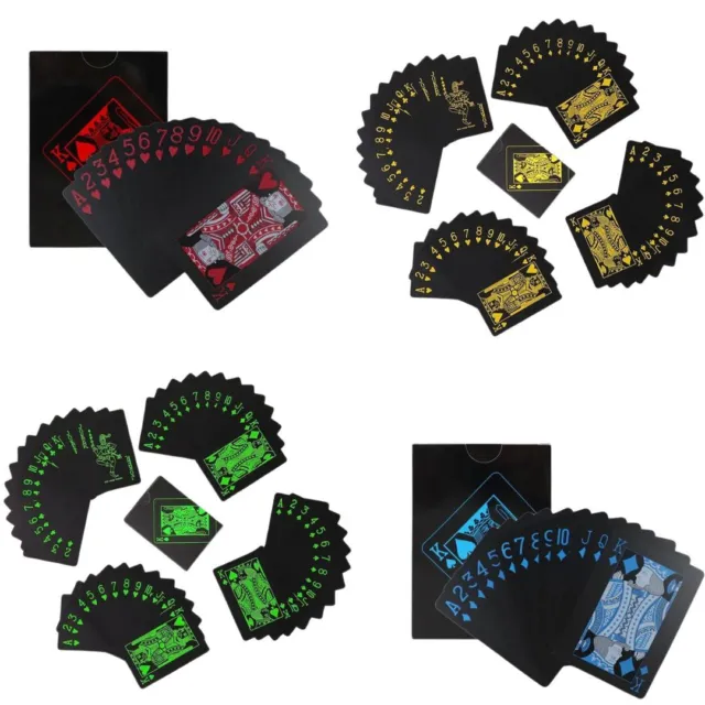 Playing Cards Waterproof Plastic Deck Of PVC Poker Card Creative Party Game Gift