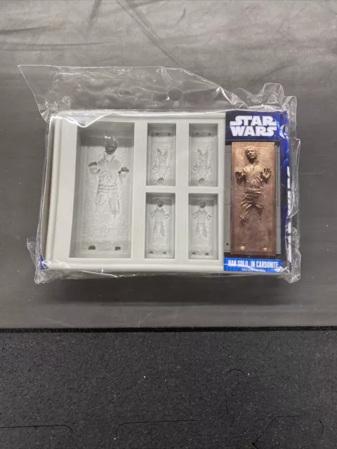 Star Wars Disney Han Solo in Carbonite Silcone Ice Cube  Tray NEW
