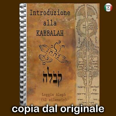 cabala kabala kabbalah ebraica libri antichi originale ebraico mistica magia