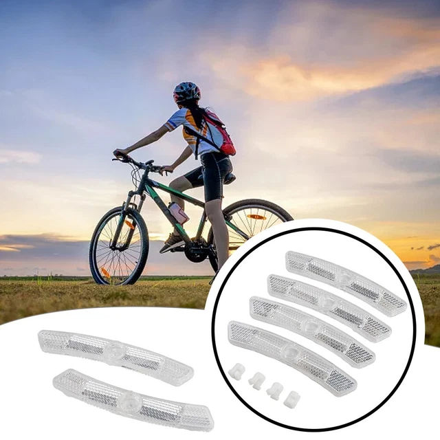 Kit Réflecteurs Vélo Vintage Gulco – Ambre, Rouge Et Blanc – Lot NOS