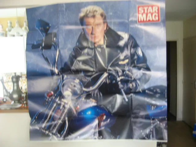 Poster Johnny Hallyday  " Star Mag "