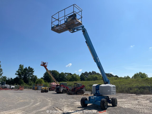 2014 Genie S-45 45' 4WD Diesel Telescopic Boom Lift Man Aerial Platform bidadoo