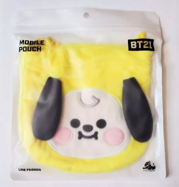 BT21 Baby CHIMMY official pouch Plush Doll LINE FRIENDS Stuffed Toy BTS jimin