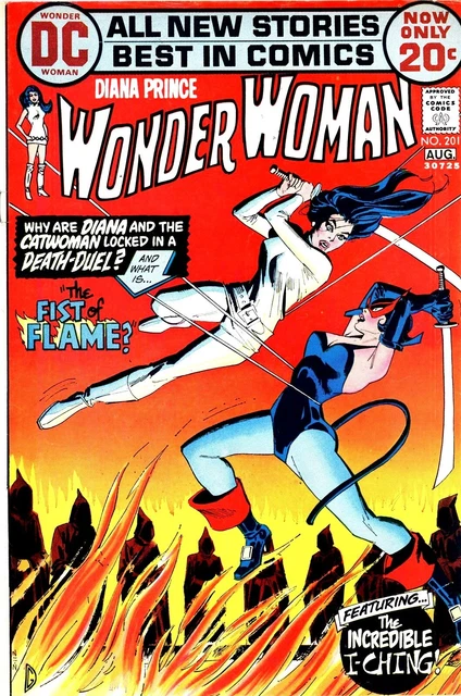 Wonder Woman #201 KEY! 1st Cameo Appearance of Fafhrd and Grey Mouser-NICE!