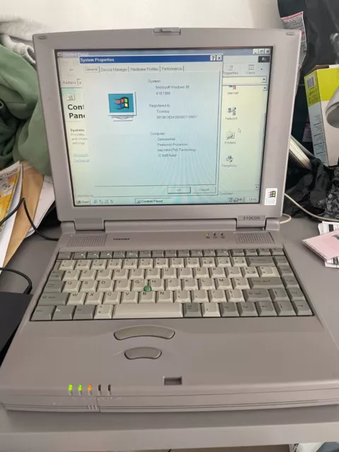 Toshiba satellite 310cds Laptop Vintage