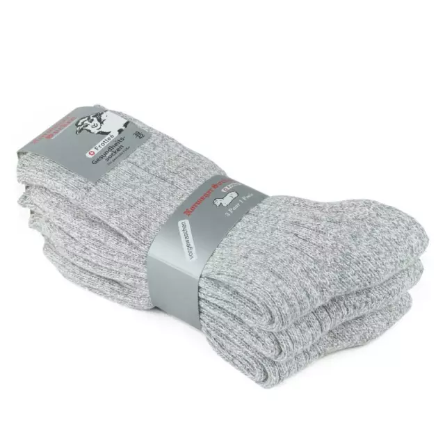3 Pairs Heavy Duty Lambs Wool Winter Thermal Work Thick Boot Socks for Mens 7-12