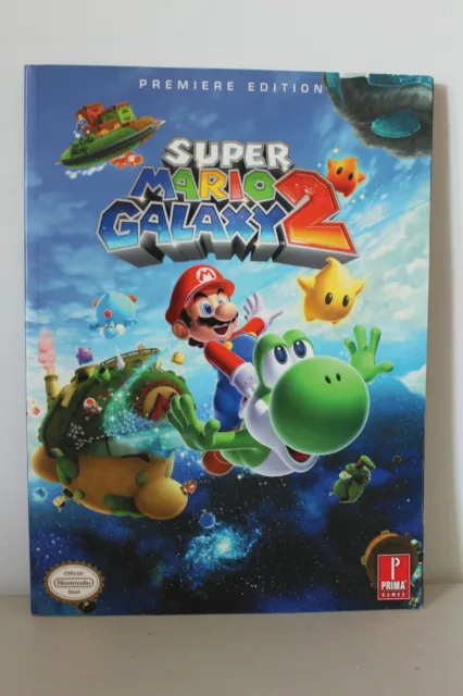 Super Mario Galaxy 2 Prima Official Game Guide  Premiere Edition Paperback Vgc!