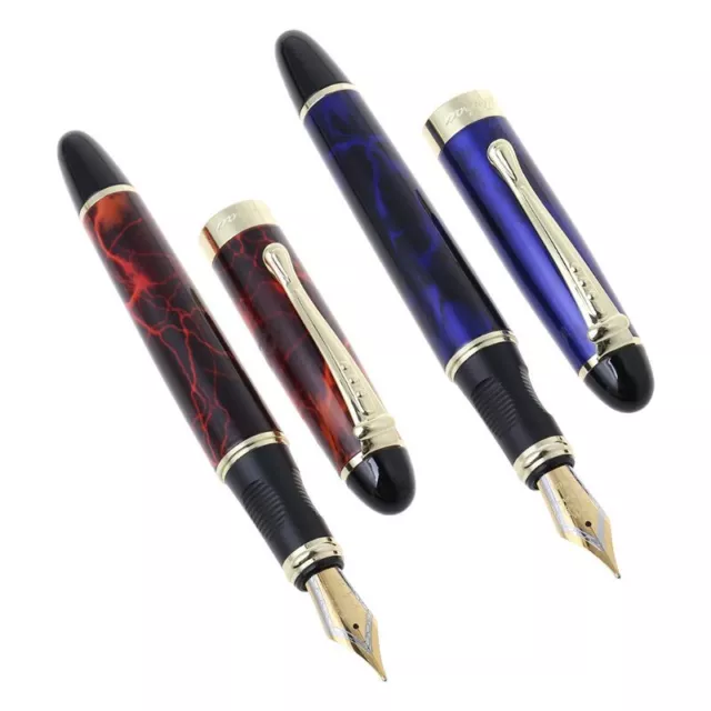 Jinhao X450 Luxury Men's Fountain Pen Business Student 0.5mm Extra Fine Nib Tool