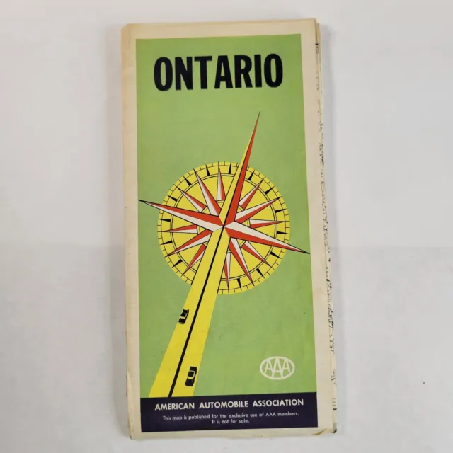 VINTAGE ROAD MAPS LOT Of 3  1960-70’s Canada Ontario New Brunswick Alberta 3