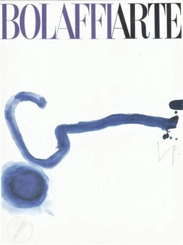 Victor Pasmor (1908 -1998) Litografía Opera Bolaffi Arte Firmada "Indigo" Rara
