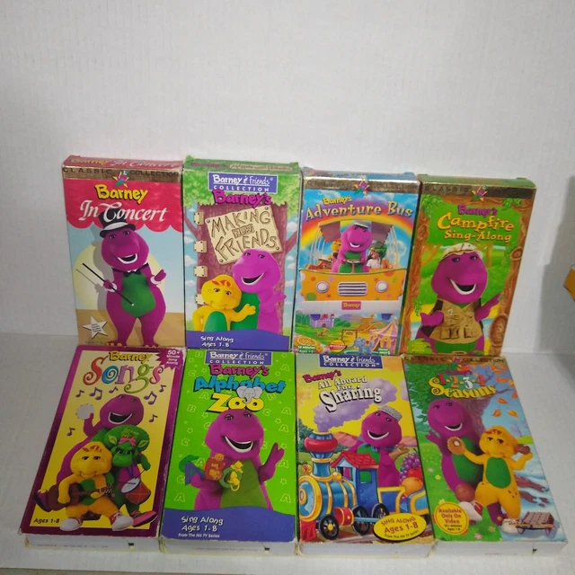 BARNEY VHS SET Konvolut mit 7 VHS Bändern Vintage EUR 59,42 PicClick DE