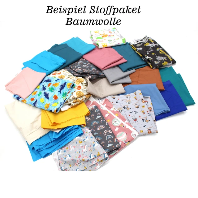 Rimasugli Stoffa Pacchetto Per Cucire Merce Al Chilo Nähstoffe Jersey Cotone 5