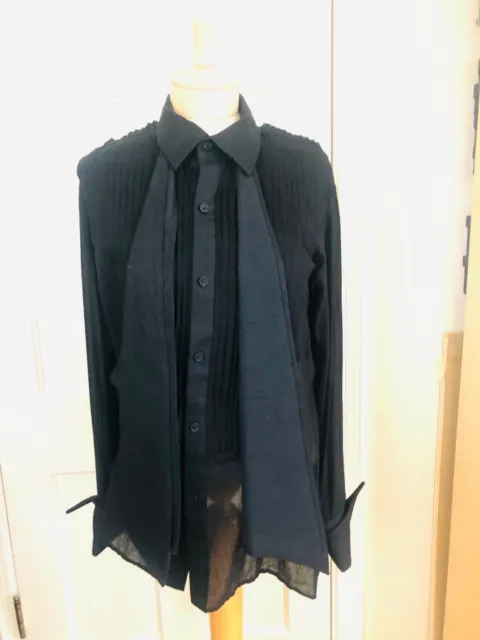 yohji yamamoto womens shirt size 2/M