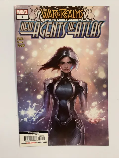 War Of The Realms New Agents Of Atlas #1 2nd Print Jee-Hyung Lee Variant 2019