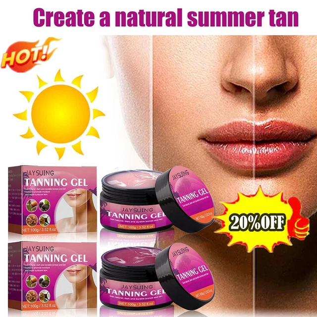 Gel Bronceador Bronceador Intensivo Mejorado 100 g Crema Acelerador Bronceado 2023.