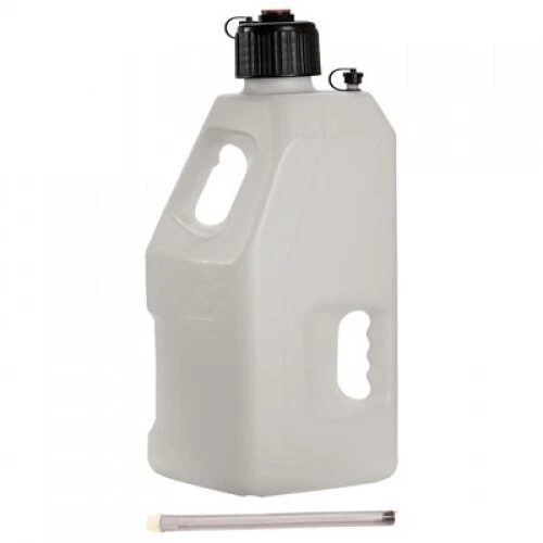 LC LC2 Utility Jug wtih 12" Filler Hose w/Push-In Cap 5 Gallons White 2104340004
