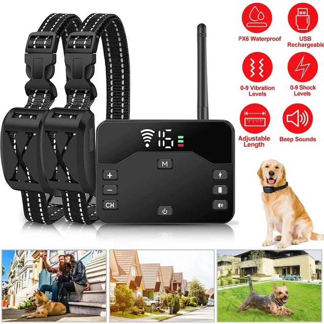 Pawious Gps Dog Fence Wireless Dog Fence System Acre Radar