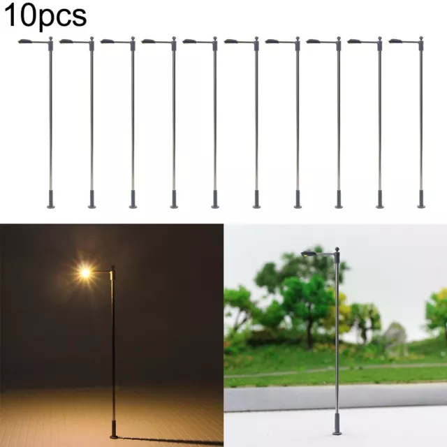 Praktisch Modell Licht Zug 9cm Eisenbahn HO Lampe Landschaft Modell OO