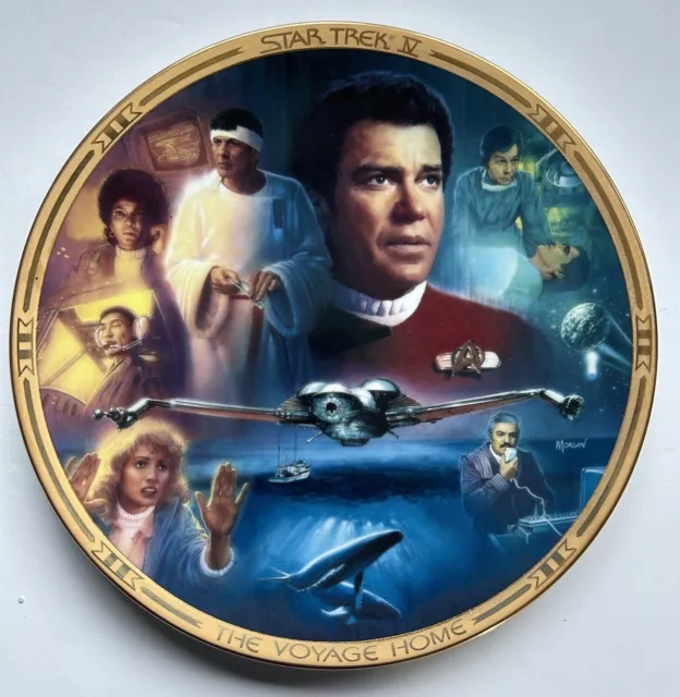 Hamilton Star Trek 8,5"" Teller ""The Voyage Home"" Filmsammlung - Top