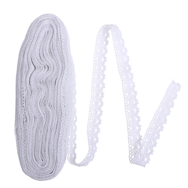 25 Yards Cotton Lace Nativity Decor Bridal Lace Trim The Fabric Unilateral Bride