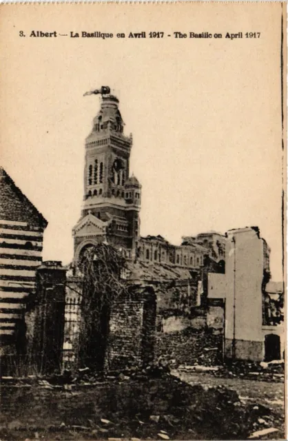 CPA AK Militaire - Albert - La Basilique en Avril 1917 (695181)
