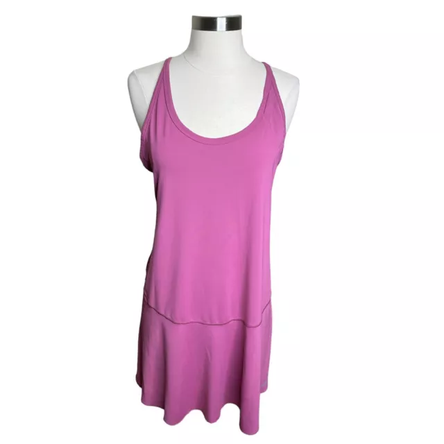 Patagonia Tank Dress Womens Medium Pink All Weather Racerback Sleeveless Stretch