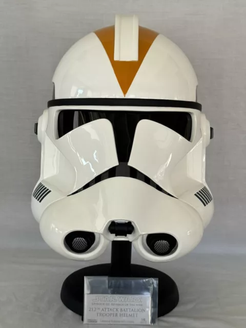 Star Wars Master Replicas 212th Attack Battalion Trooper Helmet w Shipper LE#617