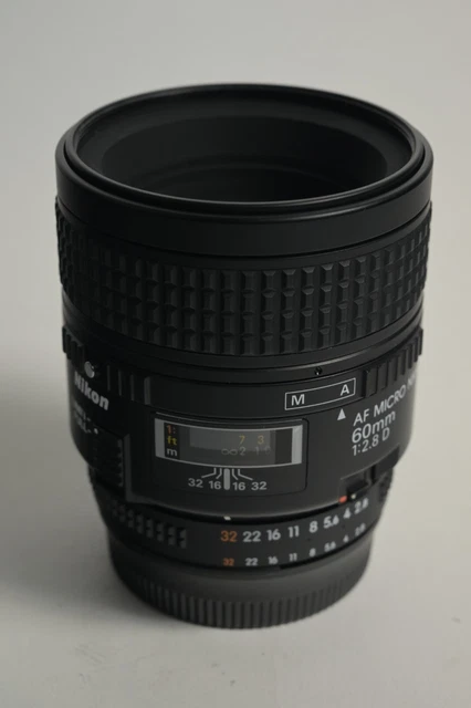 Nikon NIKKOR AF Micro 60mm f/2.8 Macro Prime Camera Lens #5130033