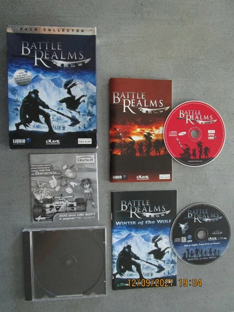 Jeu PC Battle Realms - Big Box Boîte Carton FR - Bon état - Vintage