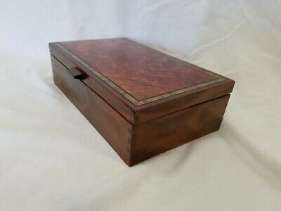 Black Walnut Keepsake/Jewelry box with redwood burl panel