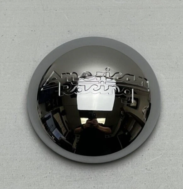 AMERICAN RACING CHROME Push In ORing Wheel Center Cap 3271.PNC50,34