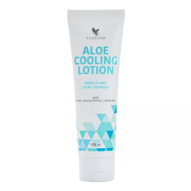 ALOE COOLING LOTION de  FOREVER. Rechargez et rafrechissez les muscles  et les a