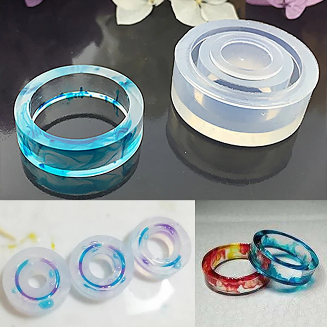Zum Selbermachen Schmuck Ringe Silikon Form Kristall Anhänger Harz Form Handwerk Werkzeug