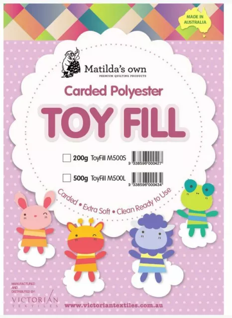 200g Matilda's Own Carded Polyester Toy Fill