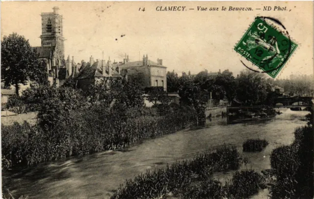 CPA CLAMECY - Vue sur le Beuovron (518482)