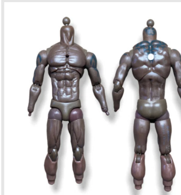Mezco One:12 Blade - Body Buck w/ Magnetic Back Marvel 1:12 Scale Custom Fodder