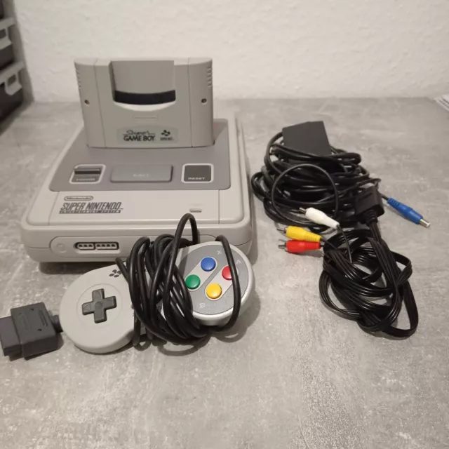 Super Nintendo SNES Konsole SNSP-001A(FRG) Retro Spielekonsole mit Controller