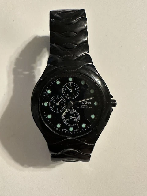 Denacci watch best sale black