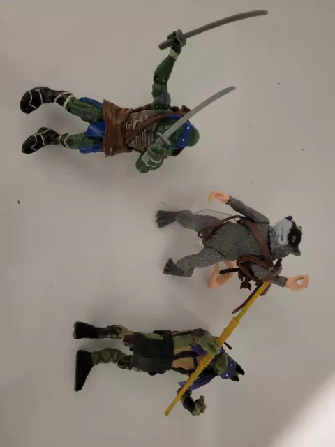 3 PCs Movie Teenage Mutant Ninja Turtles Classic Collection TMNT Action Figures