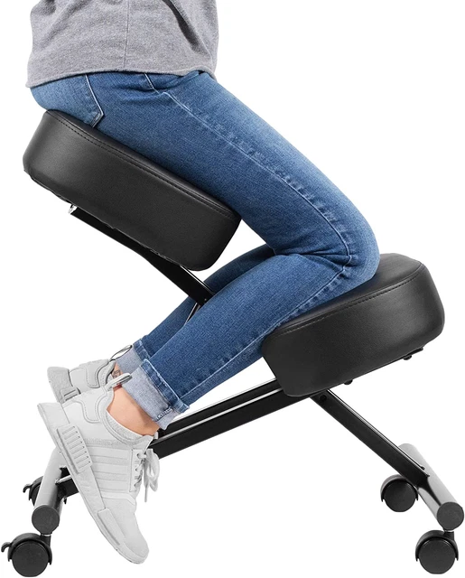 by VIVO Ergonomic Kneeling Chair, Adjustable Stool for Home and Office - Improve