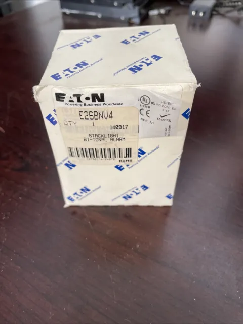 Eaton E26Bnv4 Stack-Light Bi-Tonal Alarm Module, Black, 110/125Vac