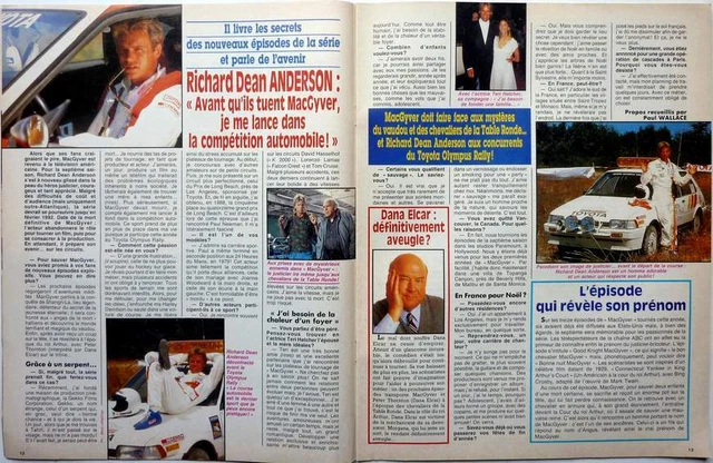 Coupures Presse 2431 - Richard Dean Anderson (MacGyver) - Collection Occasion