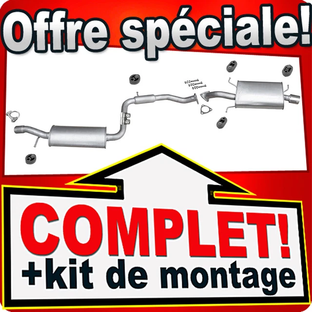 Ligne D'Échappement Complète Pour Volvo 740/940 2.0 2.3 (1987-1997) - Neuf, Garantie 30 Mois